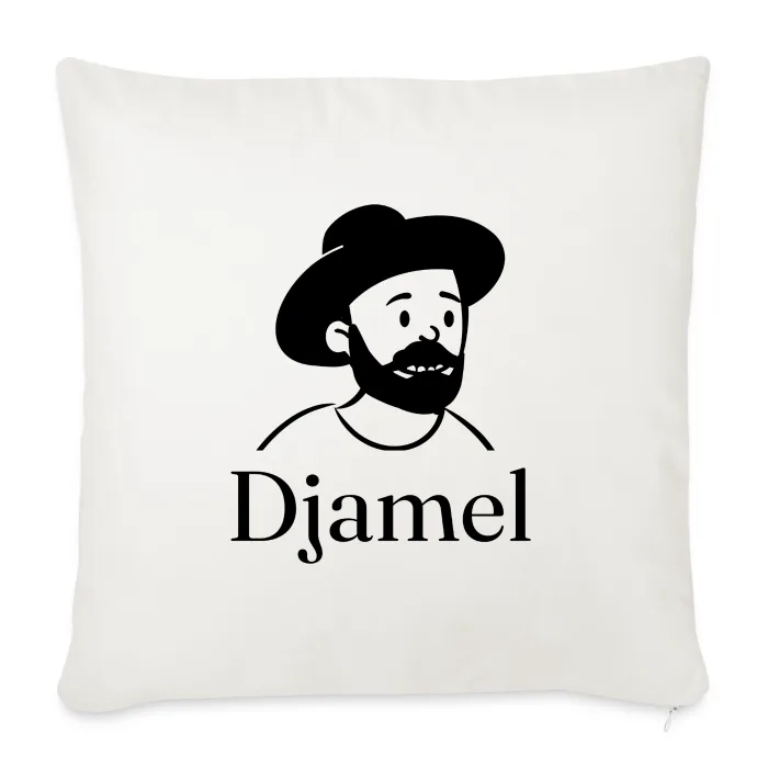 Coussin personnalisé au prénom Djamel