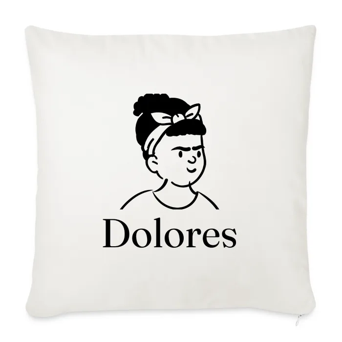 Coussin personnalisé au prénom Dolores