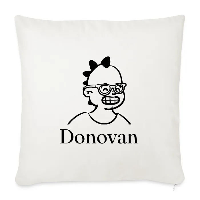 Coussin personnalisé au prénom Donovan