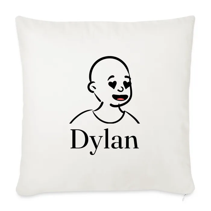 Coussin personnalisé au prénom Dylan