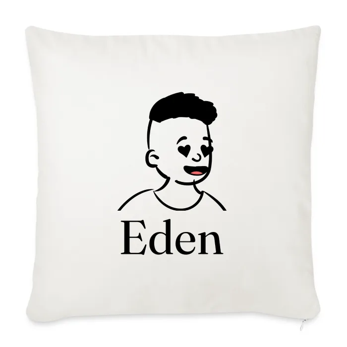 Coussin personnalisé au prénom Eden