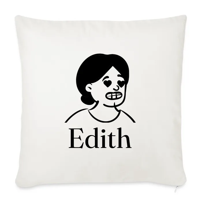 Coussin personnalisé au prénom Edith