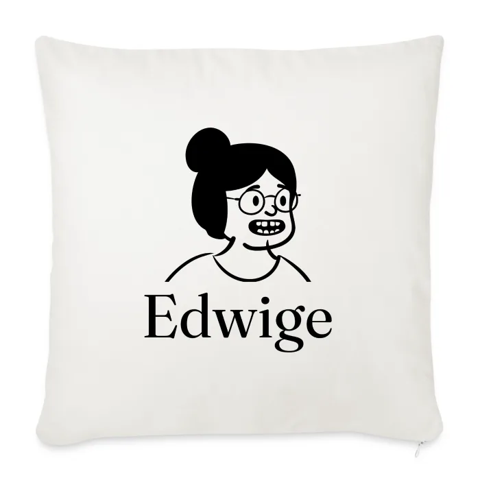 Coussin personnalisé au prénom Edwige