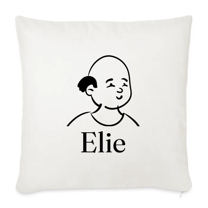 Coussin personnalisé au prénom Elie