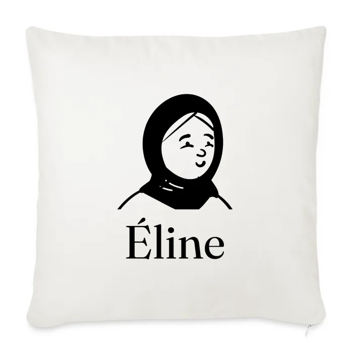 Coussin personnalisé au prénom Éline