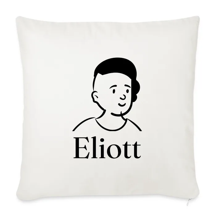 Coussin personnalisé au prénom Eliott