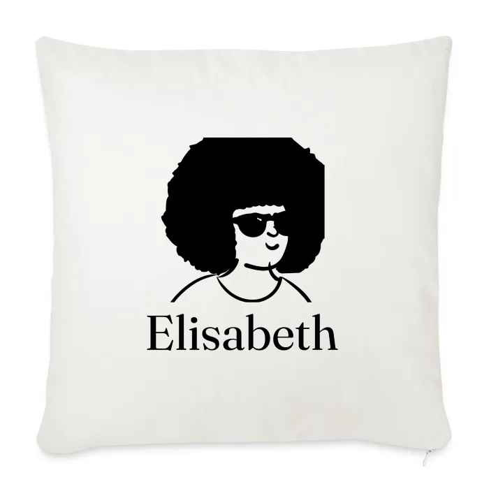 Coussin personnalisé au prénom Elisabeth