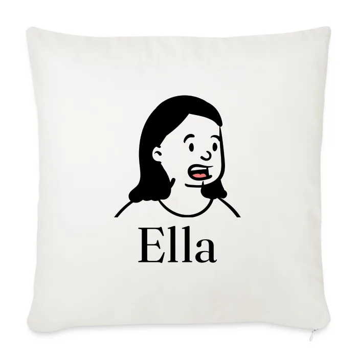 Coussin personnalisé au prénom Ella