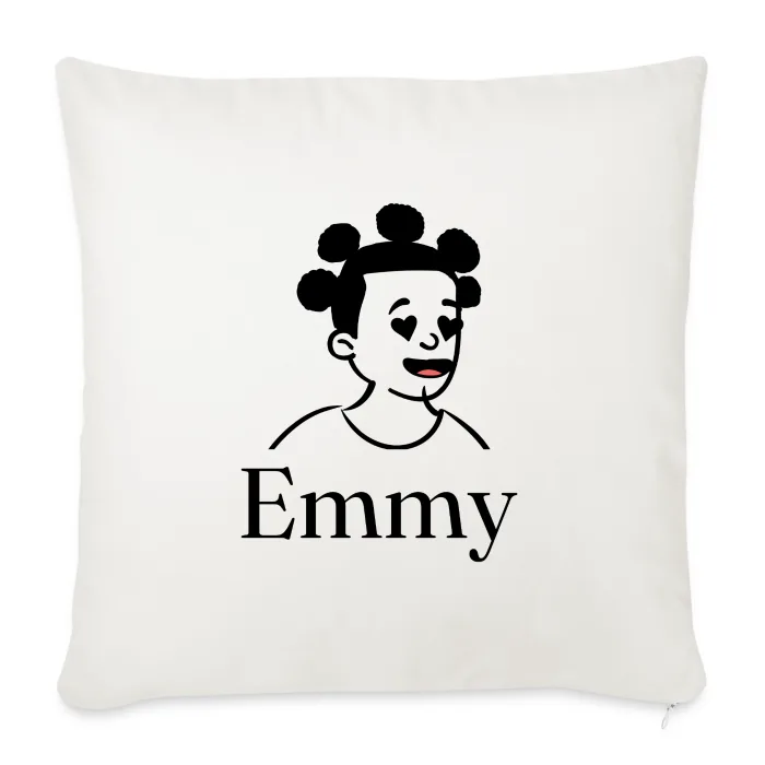 Coussin personnalisé au prénom Emmy
