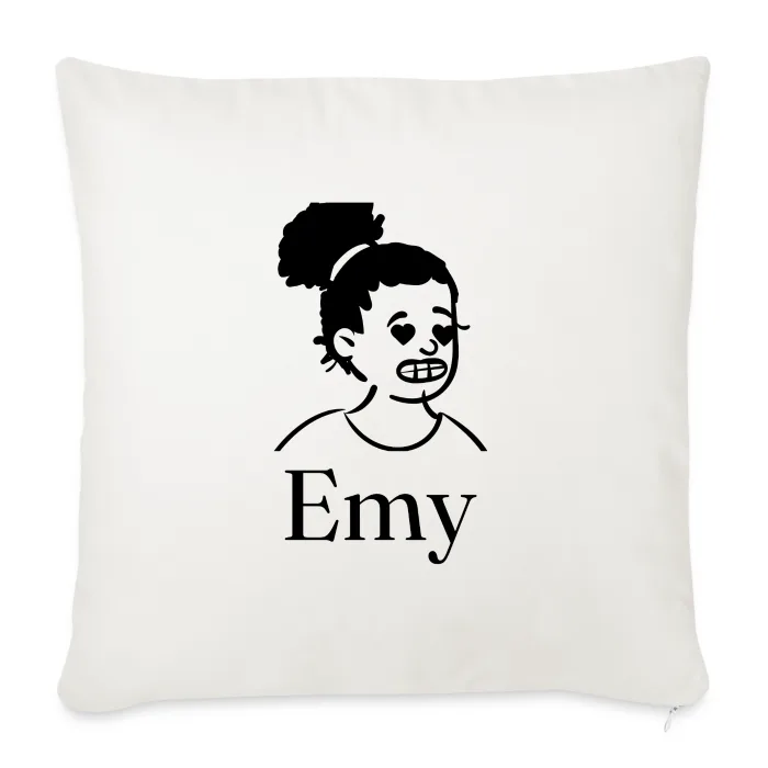 Coussin personnalisé au prénom Emy