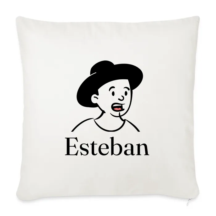 Coussin personnalisé au prénom Esteban