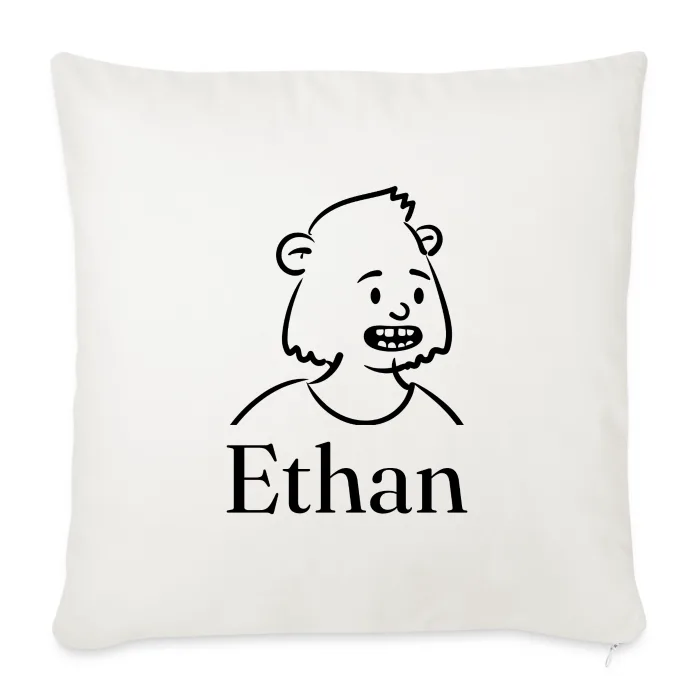Coussin personnalisé au prénom Ethan