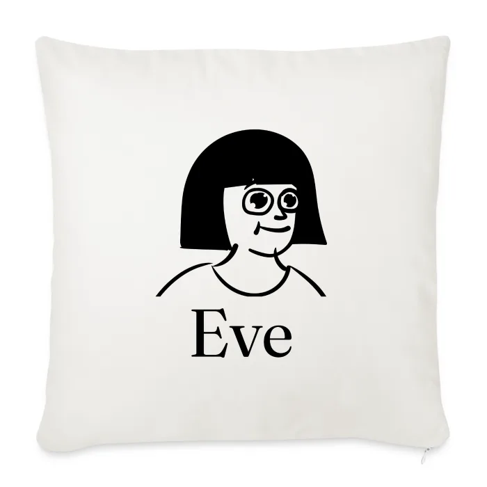 Coussin personnalisé au prénom Eve