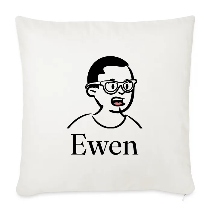 Coussin personnalisé au prénom Ewen