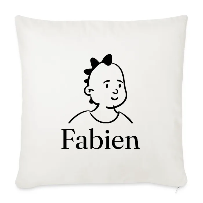 Coussin personnalisé au prénom Fabien