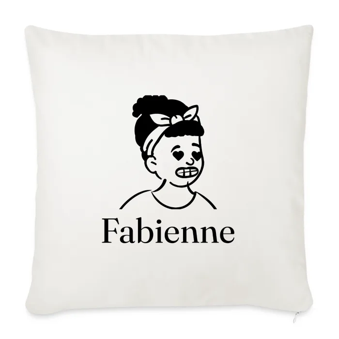 Coussin personnalisé au prénom Fabienne