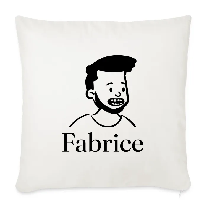 Coussin personnalisé au prénom Fabrice