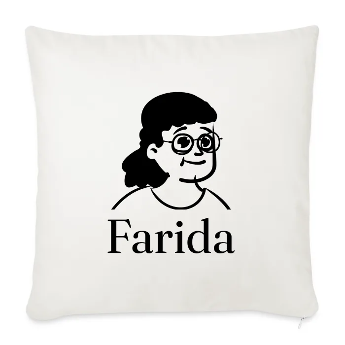 Coussin personnalisé au prénom Farida