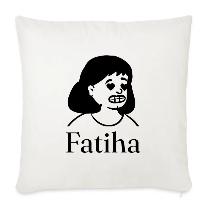 Coussin personnalisé au prénom Fatiha