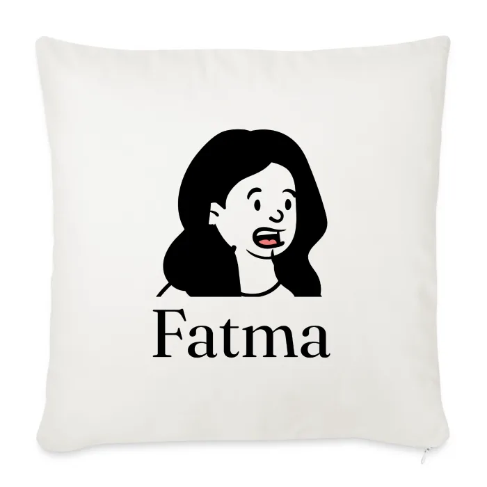 Coussin personnalisé au prénom Fatma