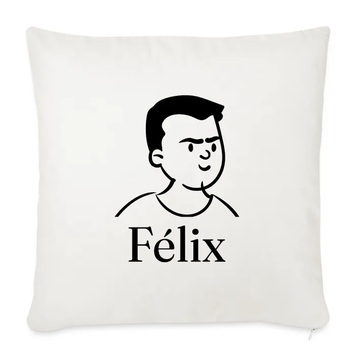 Coussin personnalisé au prénom Félix