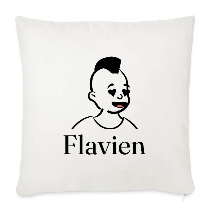Coussin personnalisé au prénom Flavien