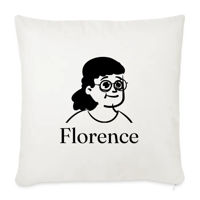 Coussin personnalisé au prénom Florence