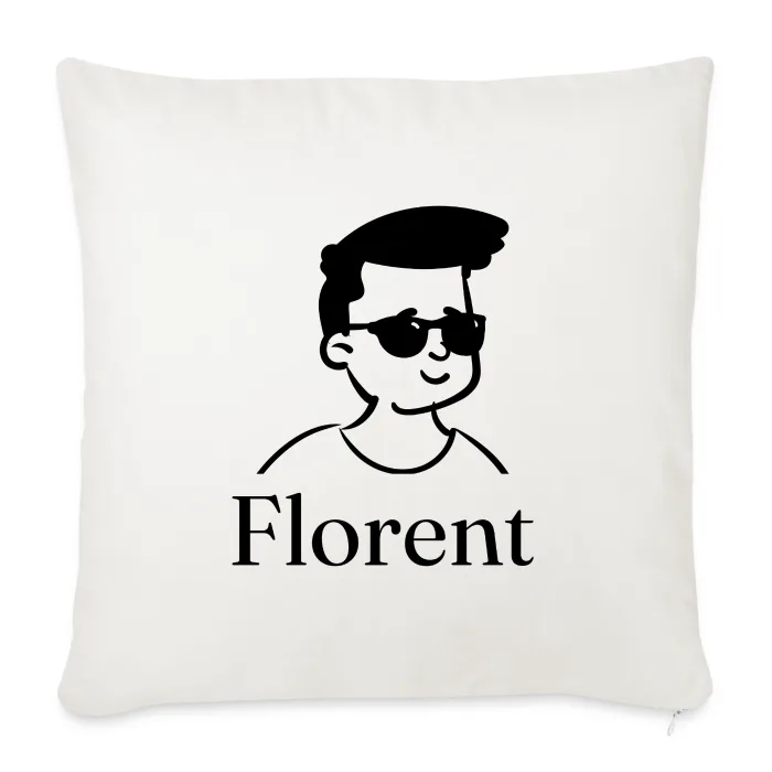 Coussin personnalisé au prénom Florent