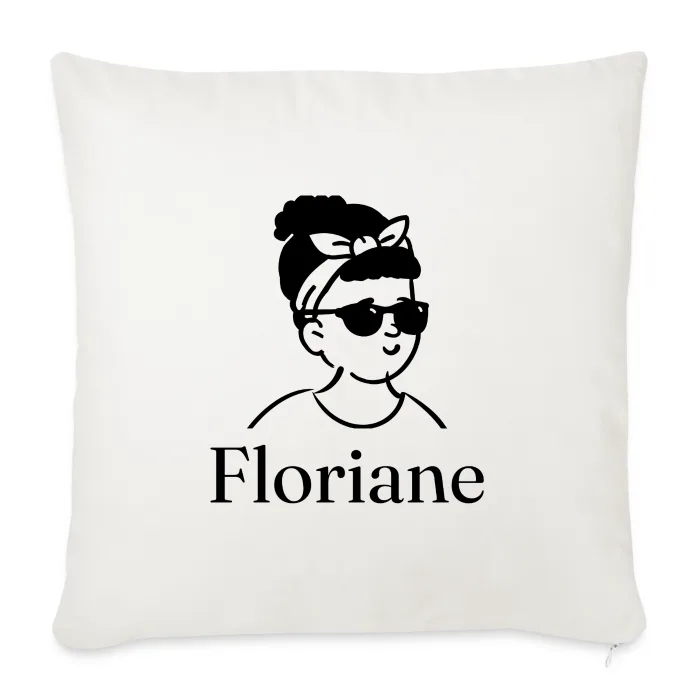 Coussin personnalisé au prénom Floriane