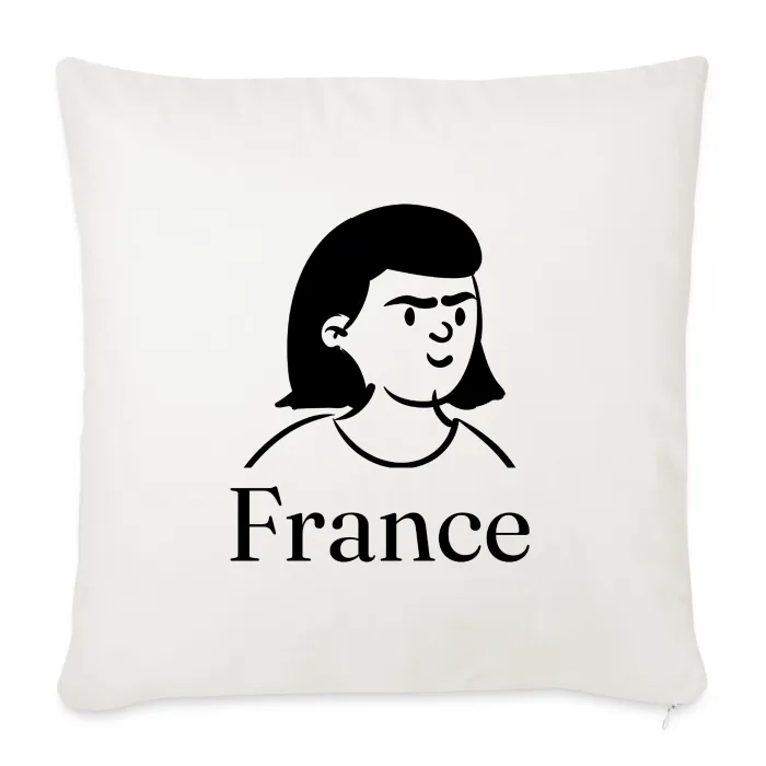 Coussin personnalisé au prénom France