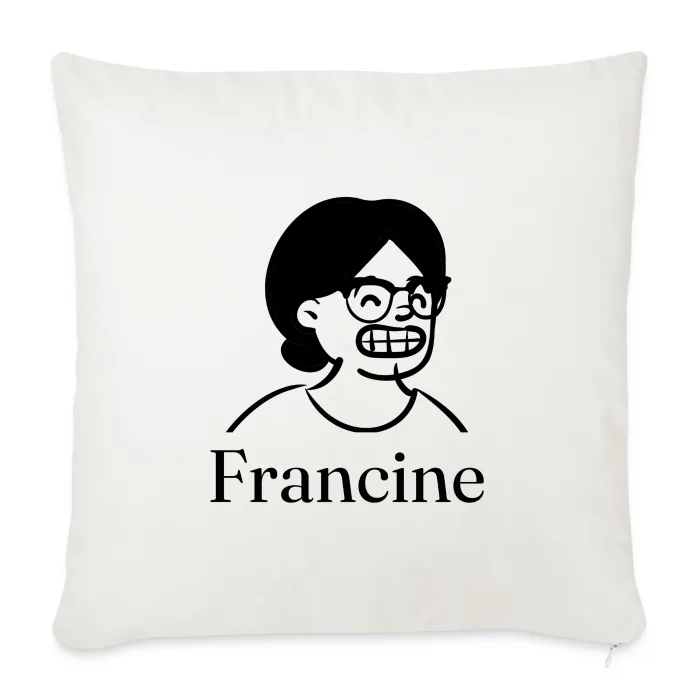 Coussin personnalisé au prénom Francine