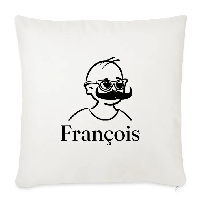 Coussin personnalisé au prénom François