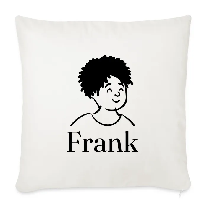 Coussin personnalisé au prénom Frank
