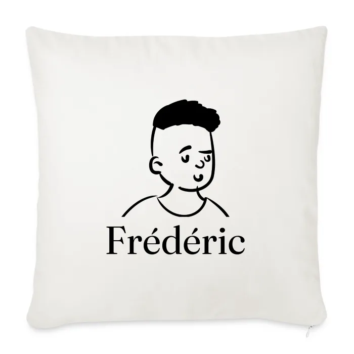Coussin personnalisé au prénom Frédéric