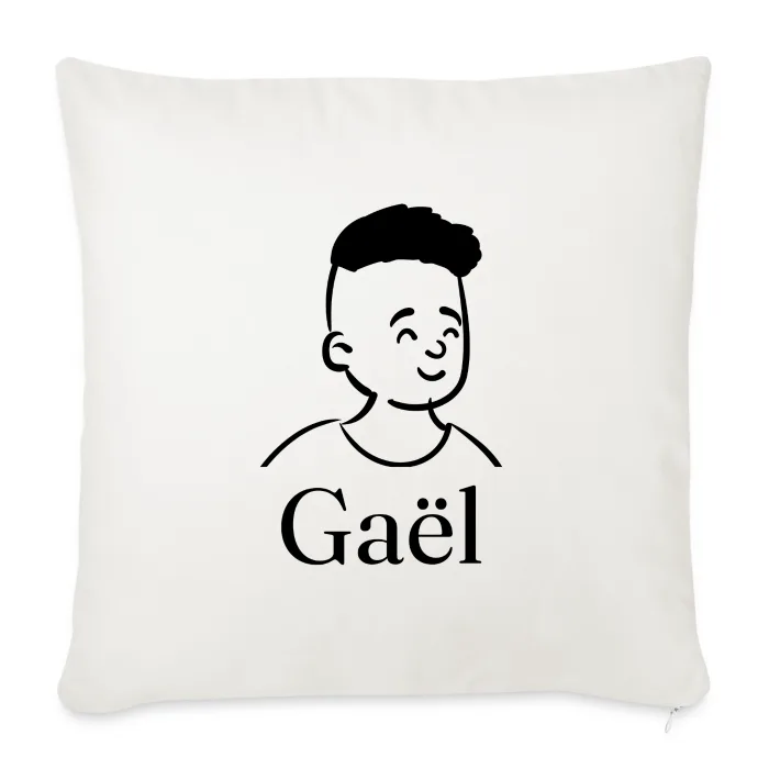 Coussin personnalisé au prénom Gaël