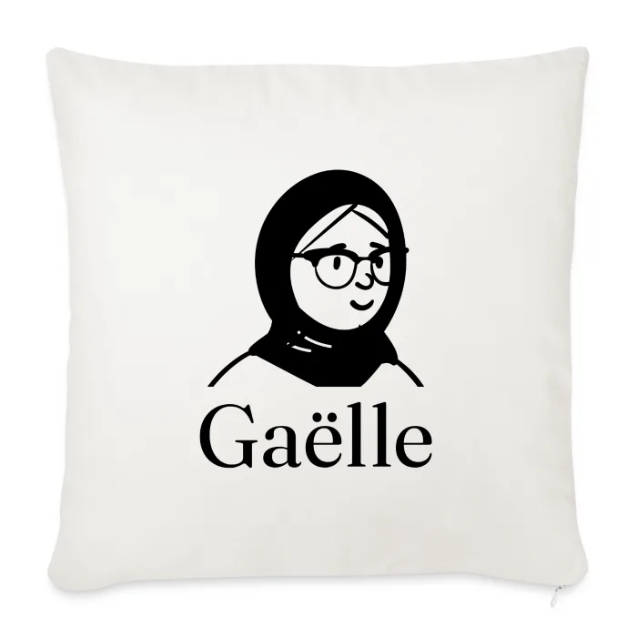 Coussin personnalisé au prénom Gaëlle