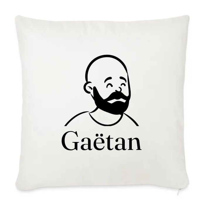 Coussin personnalisé au prénom Gaëtan