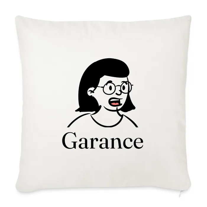 Coussin personnalisé au prénom Garance