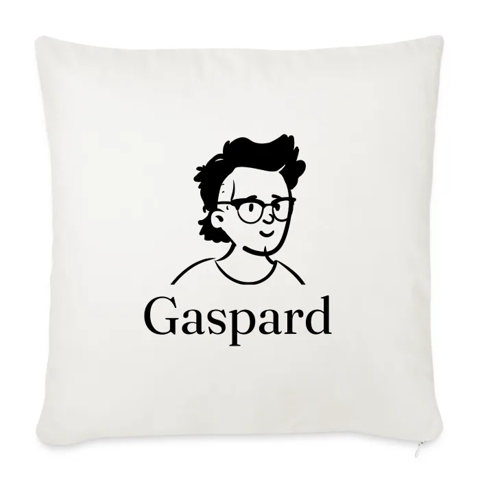 Coussin personnalisé au prénom Gaspard