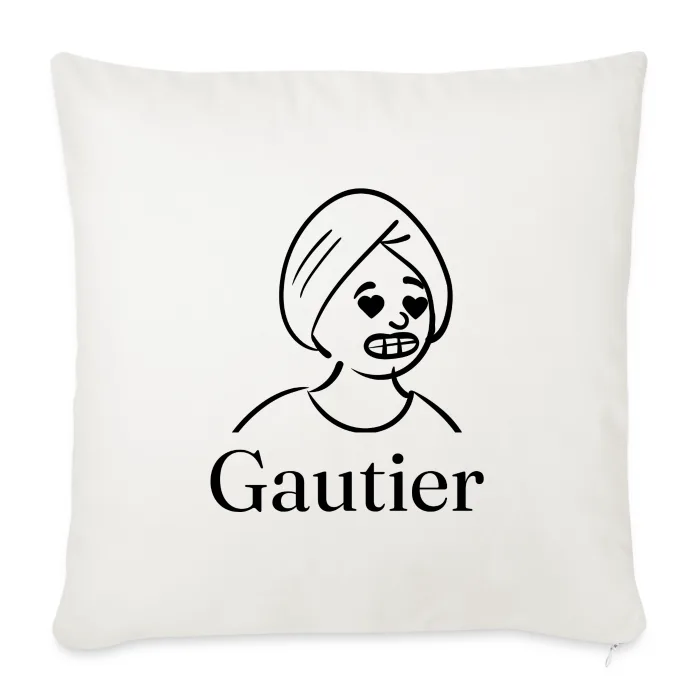 Coussin personnalisé au prénom Gautier