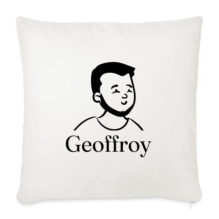 Coussin personnalisé au prénom Geoffroy