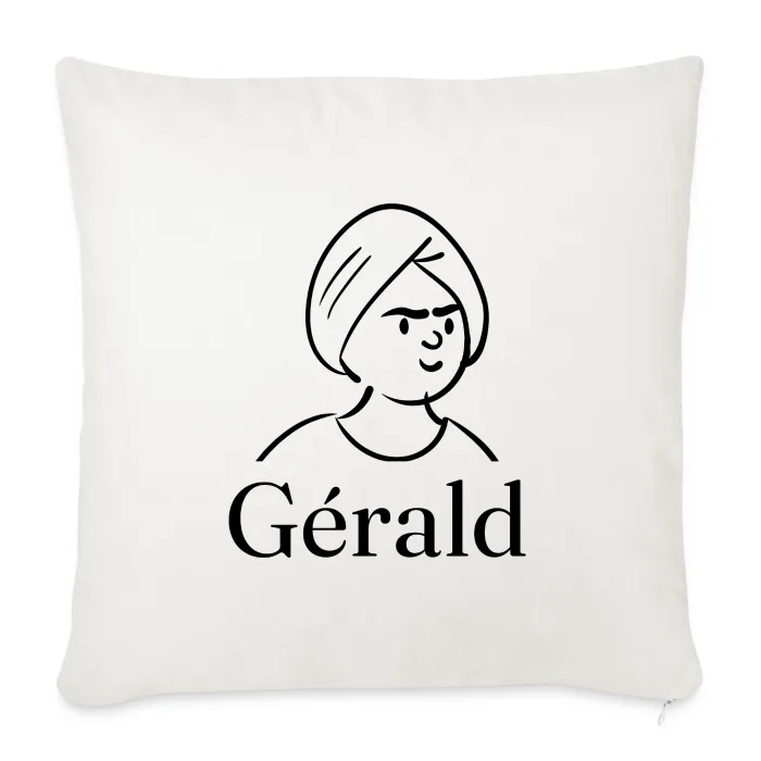 Coussin personnalisé au prénom Gérald