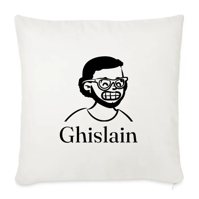 Coussin personnalisé au prénom Ghislain