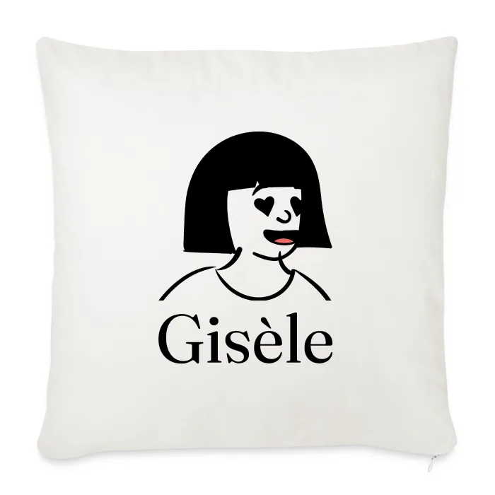 Coussin personnalisé au prénom Gisèle
