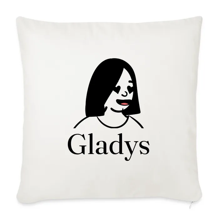 Coussin personnalisé au prénom Gladys