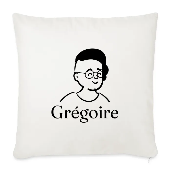 Coussin personnalisé au prénom Grégoire