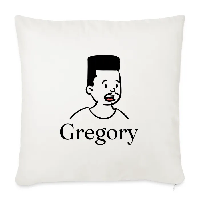 Coussin personnalisé au prénom Gregory