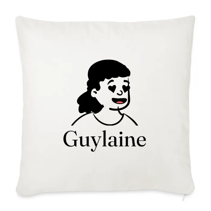 Coussin personnalisé au prénom Guylaine