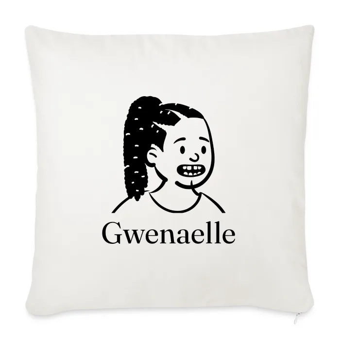 Coussin personnalisé au prénom Gwenaelle