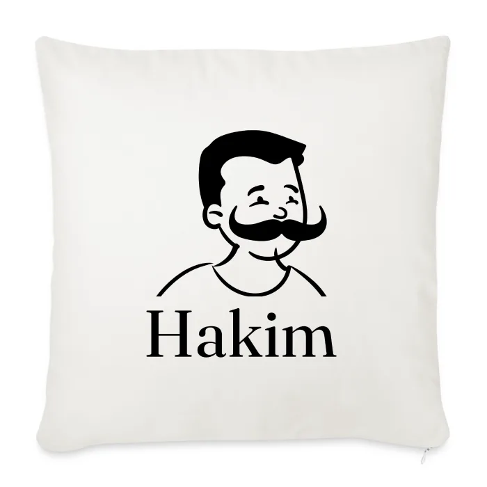 Coussin personnalisé au prénom Hakim